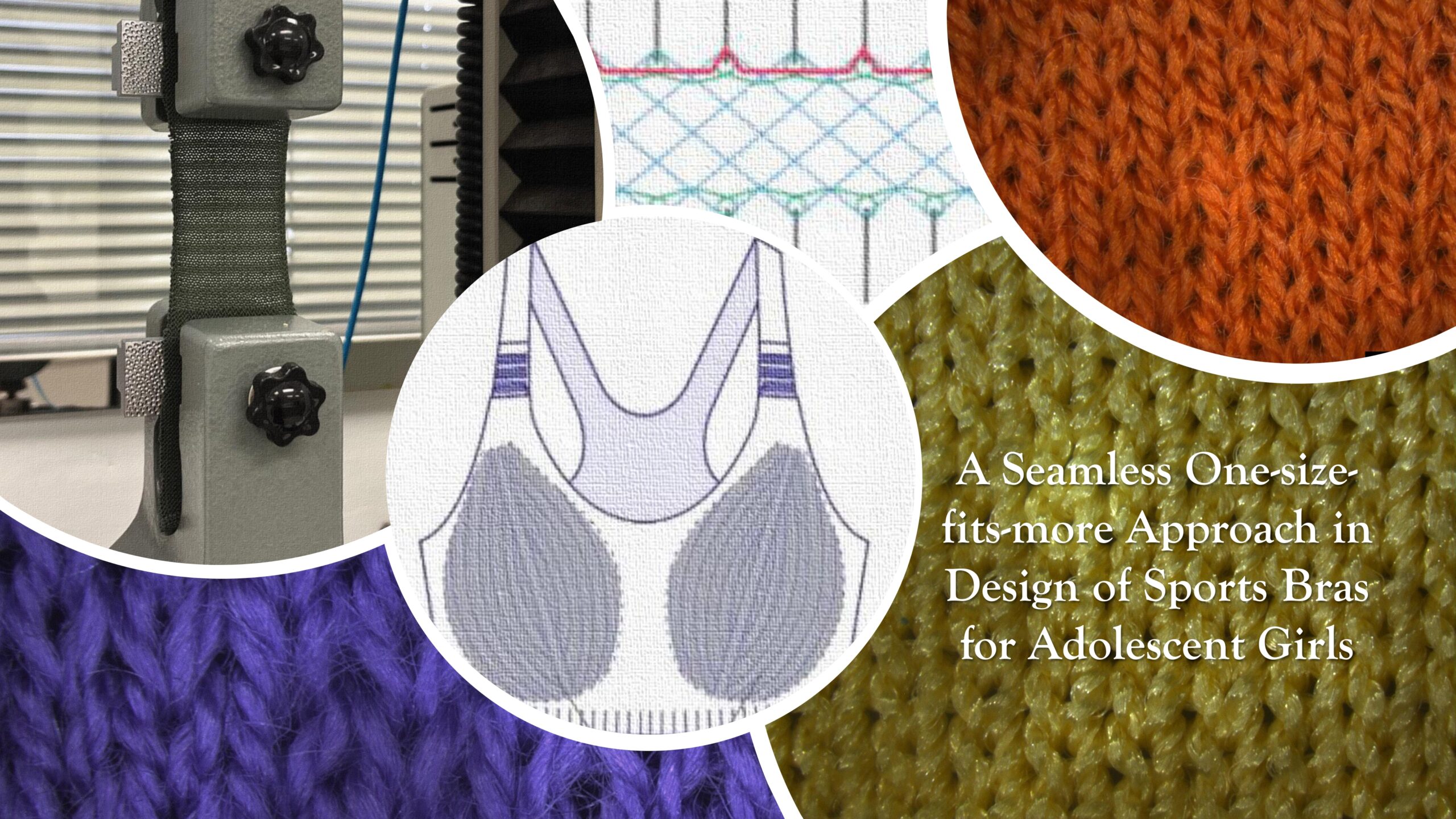 A Seamless One-size-fits more Sports Bra Design for Adolescent Girls
